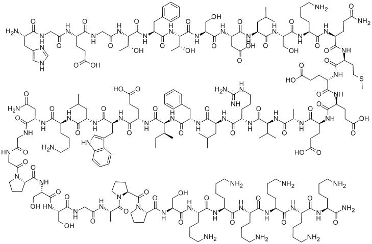 リキシセナチド 化学構造式