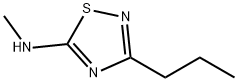 5-メチルアミノ-3-プロピル-1,2,4-チアジアゾール 化学構造式