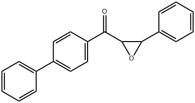 Methanone, (1,1'-biphenyl)-4-yl(3-phenyloxiranyl)- 结构式