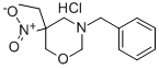 3-Benzyl-5-ethyl-5-nitrotetrahydro-2H-1,3-oxazine hydrochloride Structure