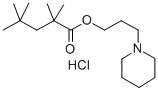 3-Piperidinopropyl 2,2,4,4-tetramethylvalerate hydrochloride Structure
