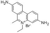 3,8-Diamino-5-ethyl-6-methylphenanthridinium bromide Structure