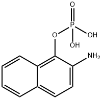 2-Amino-1-naphthol dihydrogen phosphate (ester) Structure