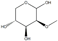 2-O-Methyl-D-lyxopyranose Struktur