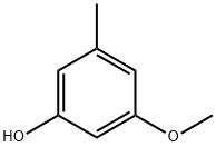 3-甲氧基-5-甲基苯酚 结构式
