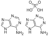 1H-嘌呤-6-胺硫酸盐, 321-30-2, 结构式