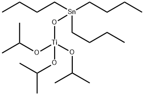 (TRIISOPROPOXYTITANOXY)TRI-N-BUTYLTIN 结构式