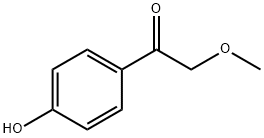 1-(4-ヒドロキシフェニル)-2-メトキシエタノン 化学構造式