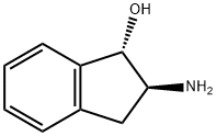 (1S,2S)-2-氨基-2,3-二氢-1H-茚-1-醇 结构式