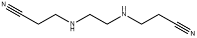 3,3'-(エチレンビスイミノ)ビスプロパンニトリル 化学構造式