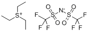 三乙基硫双(三氟甲基磺酰)亚胺 结构式