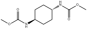 methyl N-[4-(methoxycarbonylamino)cyclohexyl]carbamate 结构式