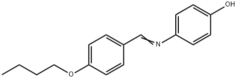 4-[[(4-Butoxyphenyl)methylene]amino]phenol Struktur