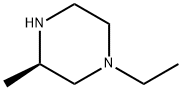 Piperazine, 1-ethyl-3-methyl-, (3R)- (9CI) Structure