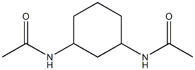 (1R,3S)-1,3-Bis(acetylamino)cyclohexane Structure