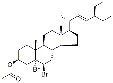 5α,6β-DibroMostigMastan-3β-yl 3-Acetate Structure