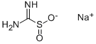 sodium aminoiminomethanesulphinate 结构式