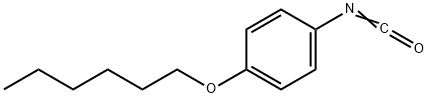 4-己氧基苯基异氰酸酯 结构式