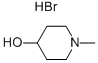 1-METHYLPIPERIDIN-4-OL HYDROBROMIDE 结构式