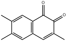 1,2-Naphthoquinone, 3,6,7-trimethyl- (8CI) Structure