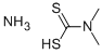 ジメチルカルバモジチオ酸アンモニウム 化学構造式