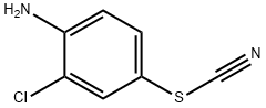 チオシアン酸4-アミノ-3-クロロフェニル 化学構造式