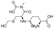 (2S)-2-amino-4-[[(1R)-1-(carboxymethylcarbamoyl)-2-(hydroxymethylsulfanyl)ethyl]carbamoyl]butanoic acid Struktur