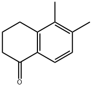 3,4-Dihydro-5,6-dimethyl-1(2H)-naphthalenone Struktur