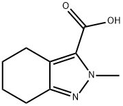 2-methyl-4,5,6,7-tetrahydro-2H-indazole-3-carboxylic acid(SALTDATA: FREE) Struktur