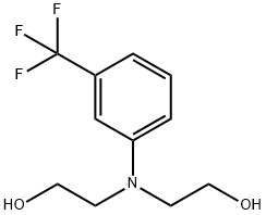 Ethanol,2,2'-[[3-(trifluoroMethyl)phenyl]iMino]bis- Struktur