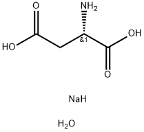 L-冬氨酸钠一水合物, 323194-76-9, 结构式