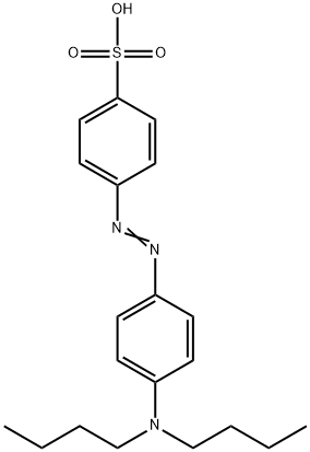 4'-dibutylaminobenzene-4-sulfonic acid Structure