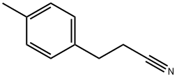 Benzenepropanenitrile, 4-Methyl- Structure