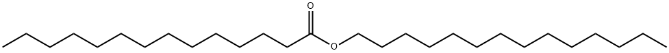 ミリスチン酸テトラデシル 化学構造式