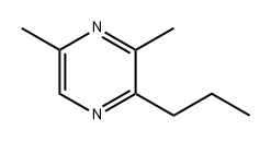 吡嗪,3,5-二甲基-2-丙基-, 32350-16-6, 结构式