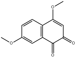 4,7-Dimethoxy-1,2-naphthoquinone Structure