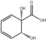 (1S,2R)-1,2-Dihydroxycyclohexa-3,5-diene-1-carboxylic acid Structure