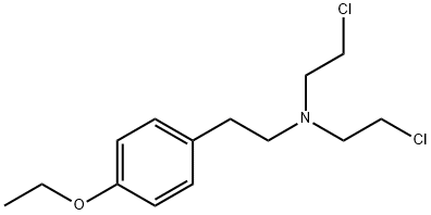 N,N-Bis(2-chloroethyl)-4-ethoxyphenethylamine Structure