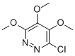 3-CHLORO-4,5,6-TRIMETHOXYPYRIDAZINE Structure