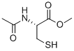 N-乙酰基-L-半胱氨酸甲酯, 32381-28-5, 结构式