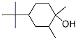 4-tert-Butyl-1,2-dimethylcyclohexanol 结构式