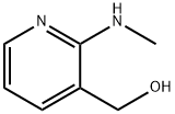 2-(N-メチルアミノ)-3-ヒドロキシメチルピリジン 化学構造式
