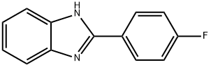 2-(4-fluorophenyl)-1H-benzimidazole Struktur