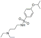 N-[3-(Diethylamino)propyl]-p-isopropoxybenzenesulfonamide Structure