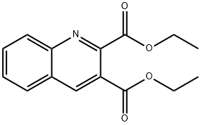 2,3-喹啉二甲酸二乙酯 结构式