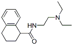 1,2,3,4-Tetrahydro-N-[2-(diethylamino)ethyl]-1-naphthalenecarboxamide Struktur