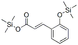 3-[2-[(Trimethylsilyl)oxy]phenyl]acrylic acid trimethylsilyl ester Structure
