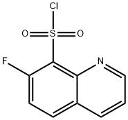 7-Fluoro-8-Quinolinesulfonyl Chloride 结构式