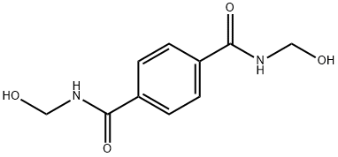 Terephthalic acid bis-(hydroxymethylamide) Struktur