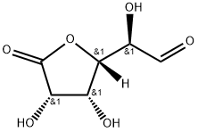 D-グルクロノ-6,3-ラクトン 化学構造式